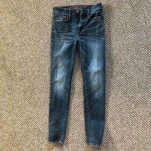 28x30 AE Dark Blue Super Skinny Jeans